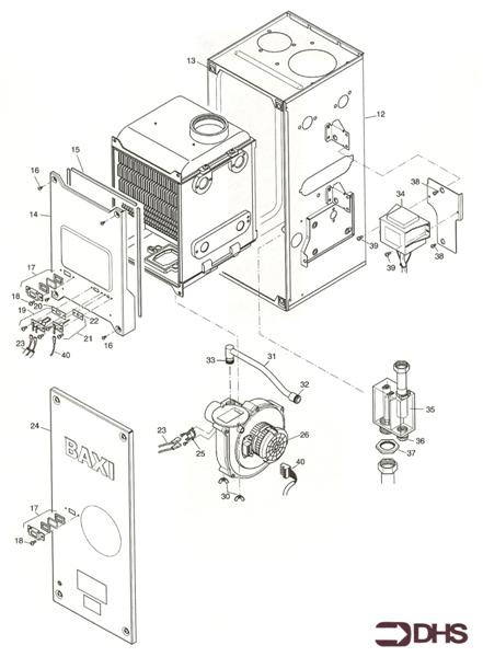 Exploded Diagram for INNER CASE ASSY