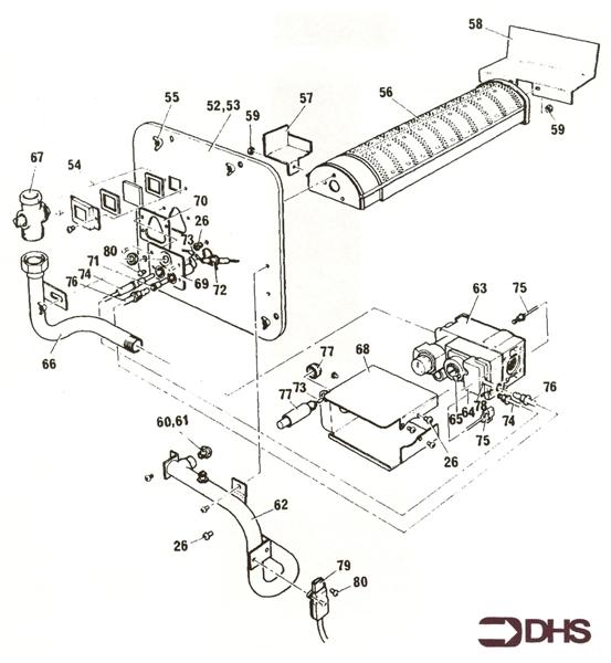 Exploded Diagram for DOOR & CONTROLS