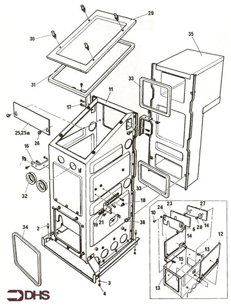 Exploded Diagram for BOX COMBUSTION