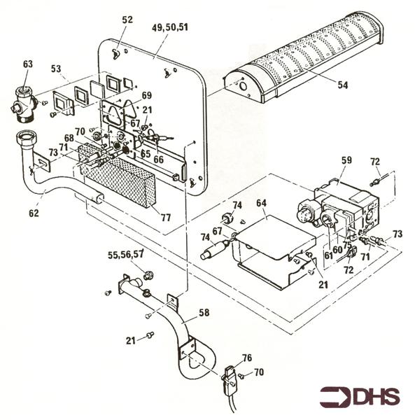 Exploded Diagram for DOOR & CONTROLS