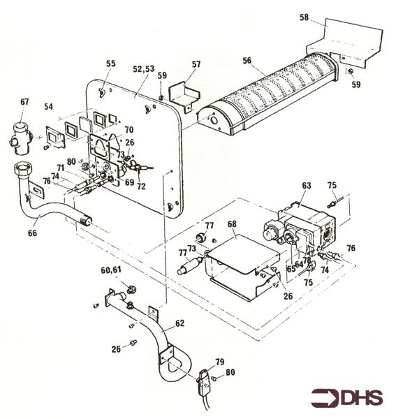 Exploded Diagram for DOOR & CONTROLS