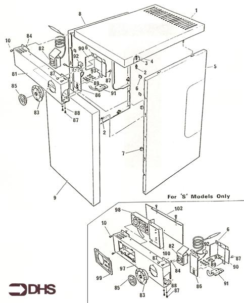 Exploded Diagram for OUTER CASE ASSY