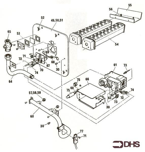 Exploded Diagram for DOOR & CONTROLS