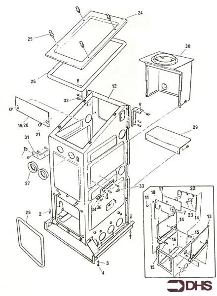 Exploded Diagram for BOX COMBUSTION