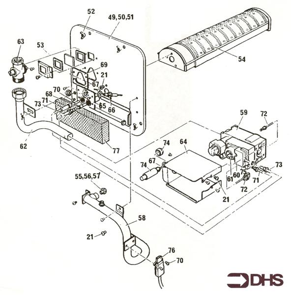 Exploded Diagram for DOOR & CONTROLS