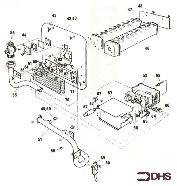 Exploded Diagram for DOOR & CONTROLS