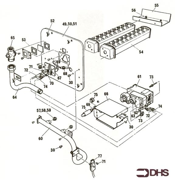 Exploded Diagram for DOOR & CONTROLS