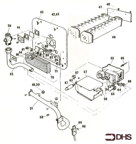 Exploded Diagram for DOOR & CONTROLS