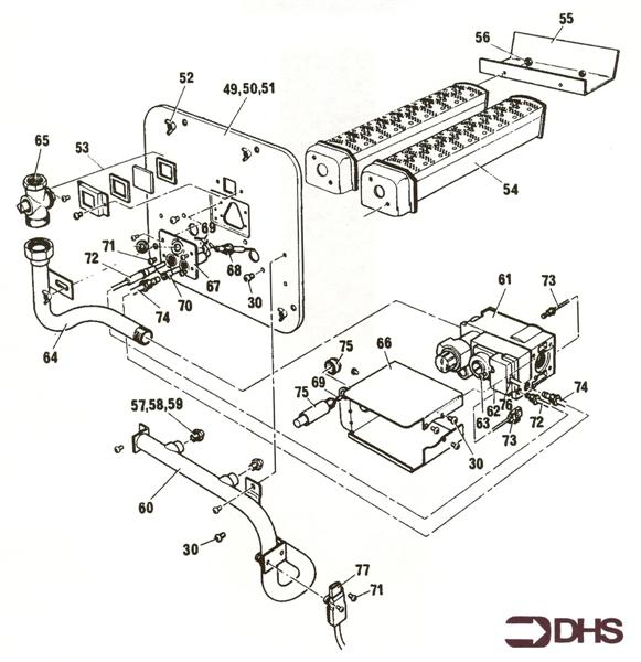 Exploded Diagram for DOOR & CONTROLS