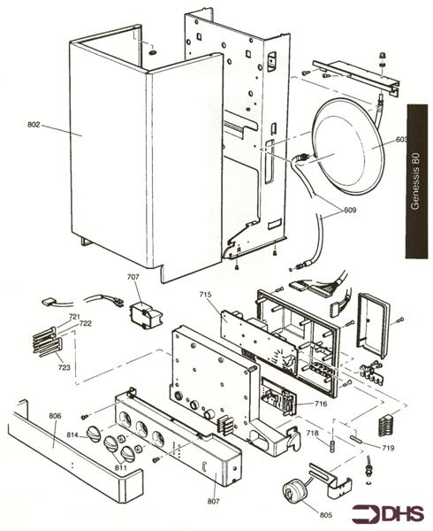 Exploded Diagram for OUTERCASE/CONTROL