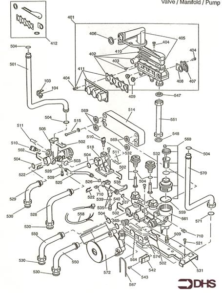 Exploded Diagram for VALVE/MANIFOLD/PUMP