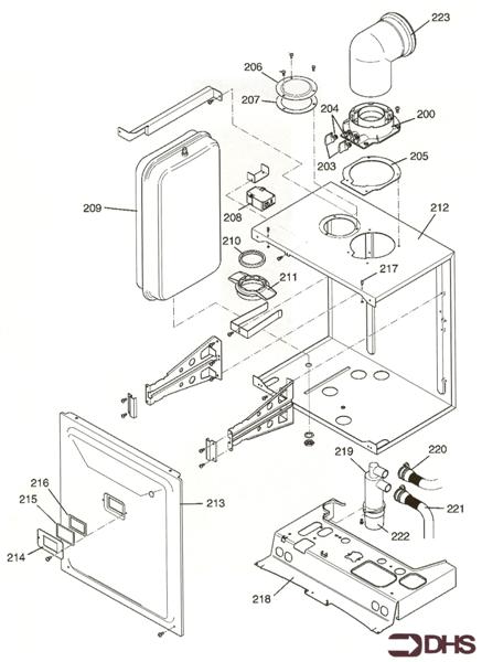 Exploded Diagram for BOX COMBUSTION