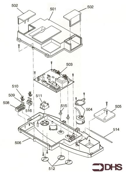 Exploded Diagram for CONTROLS
