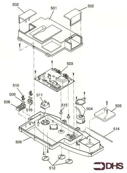Exploded Diagram for CONTROLS