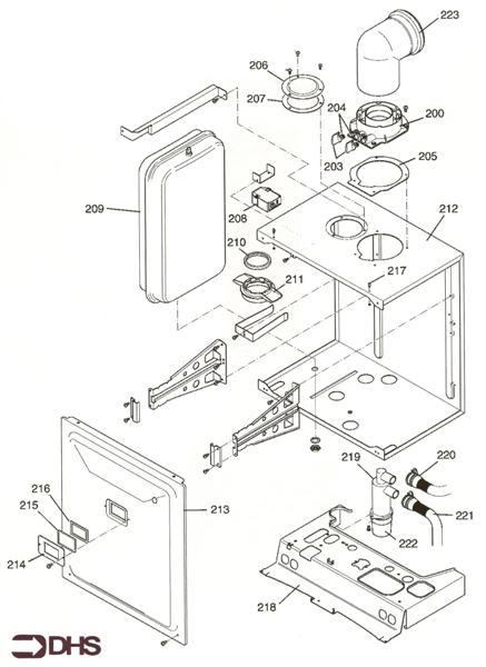 Exploded Diagram for BOX COMBUSTION