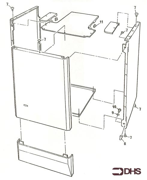Exploded Diagram for OUTER CASE ASSY