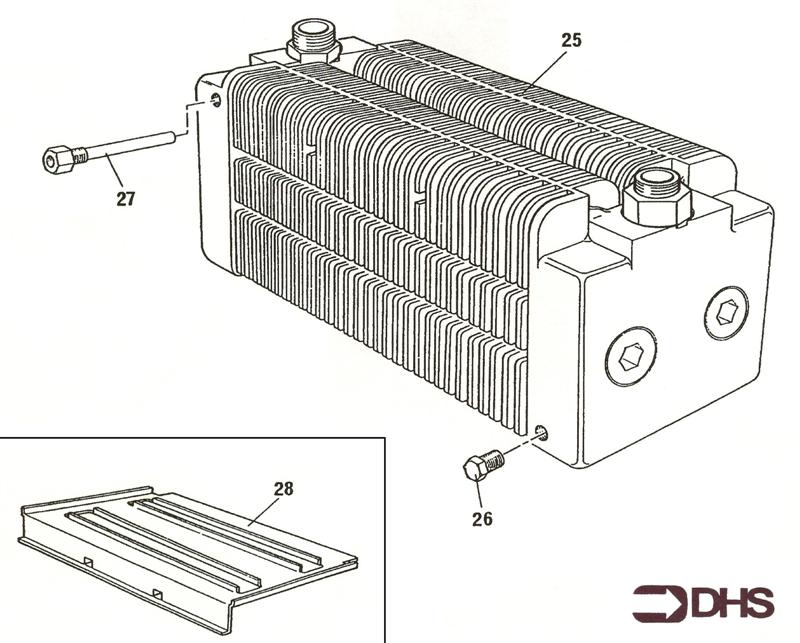 Exploded Diagram for HEAT EXCHANGER