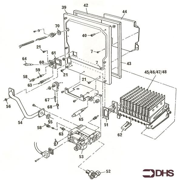 Exploded Diagram for DOOR & CONTROLS