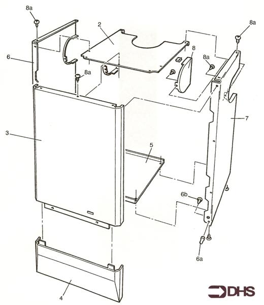 Exploded Diagram for OUTER CASE ASSY