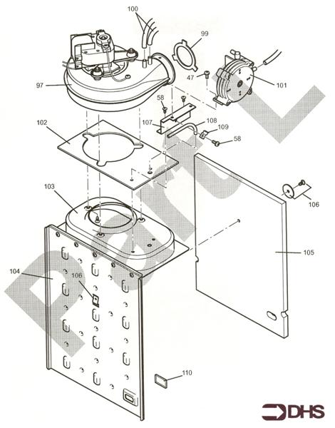 Exploded Diagram for FAN ASSY