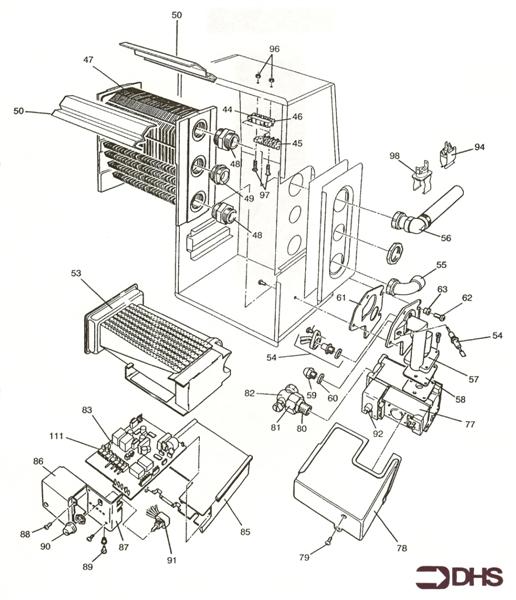 Exploded Diagram for CONTROLS