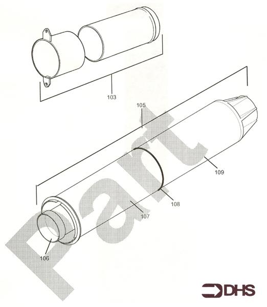 Exploded Diagram for FLUE KIT