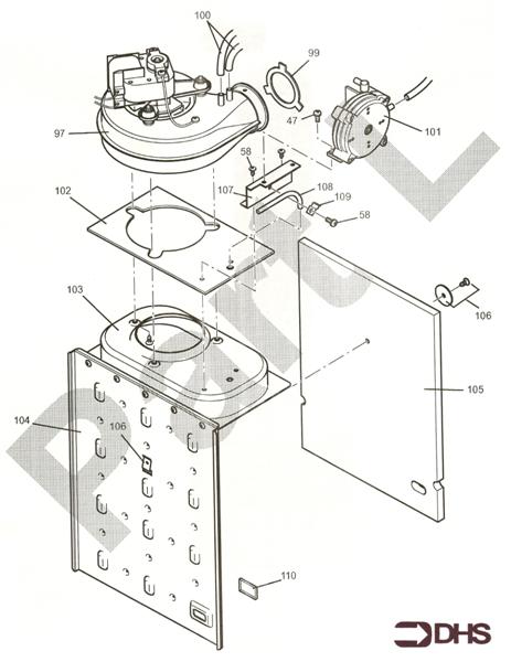 Exploded Diagram for FAN ASSY