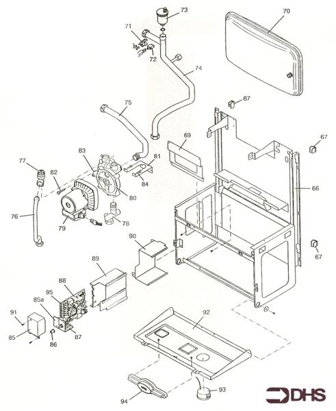 Exploded Diagram for CONTROLS & HYDRAULICS