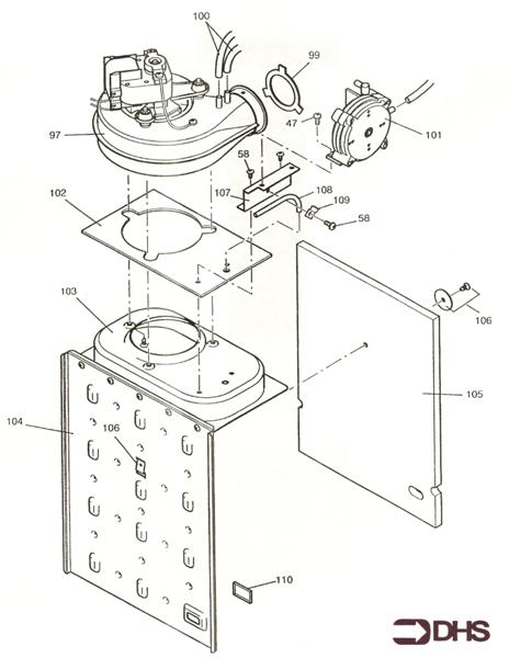 Exploded Diagram for FAN ASSY