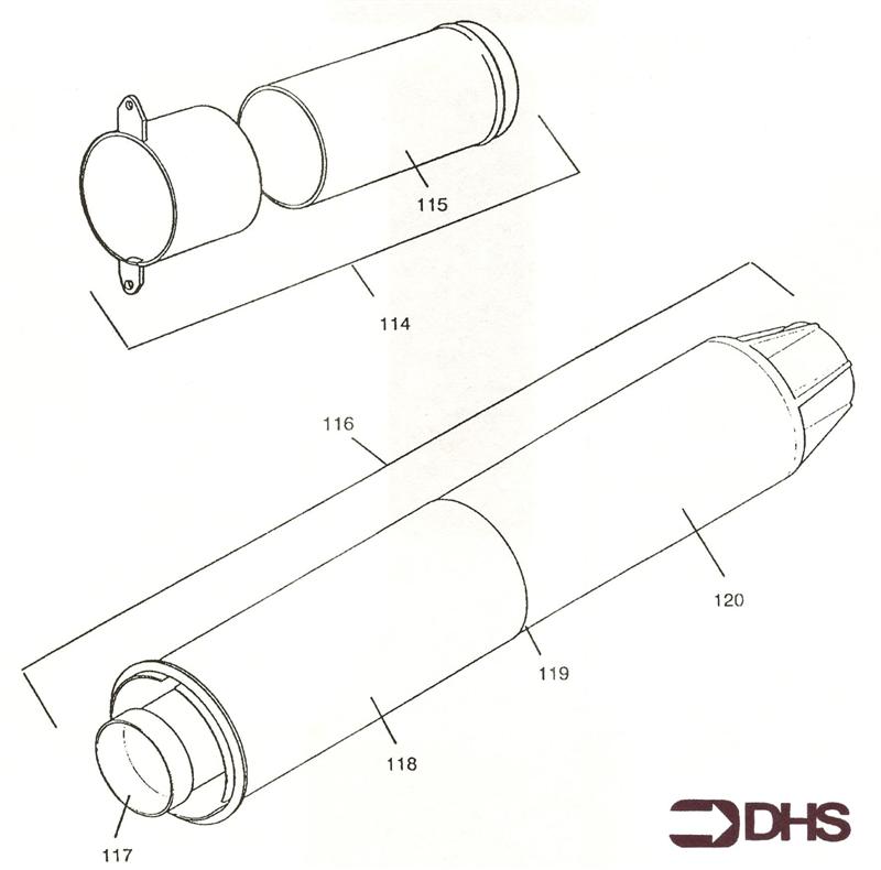 Exploded Diagram for FLUE KIT