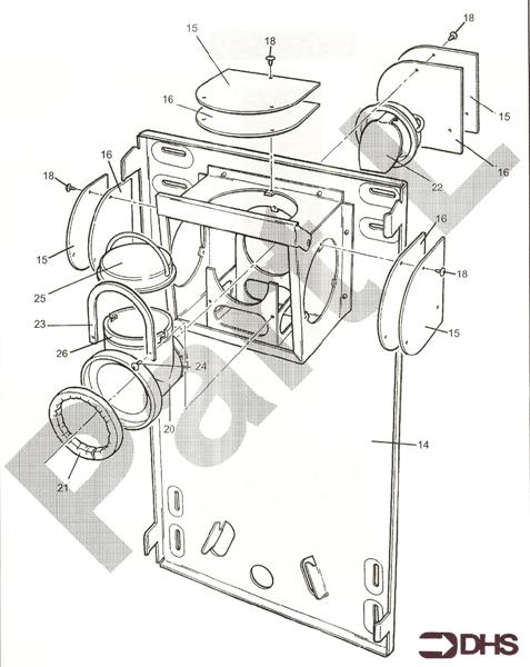Exploded Diagram for BACKPLATE ASSY