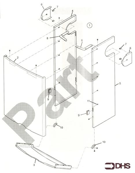 Exploded Diagram for OUTER CASE ASSY