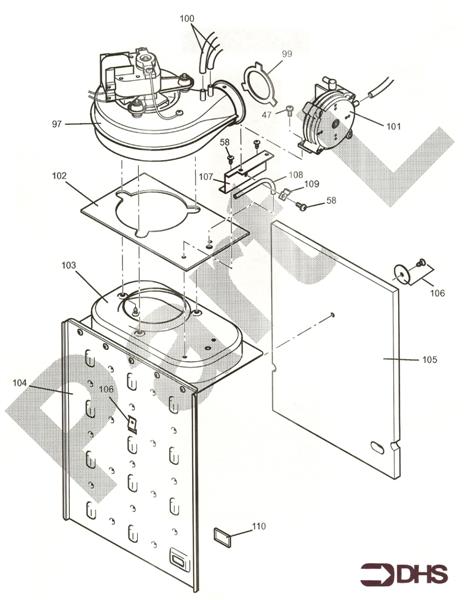 Exploded Diagram for FAN ASSY