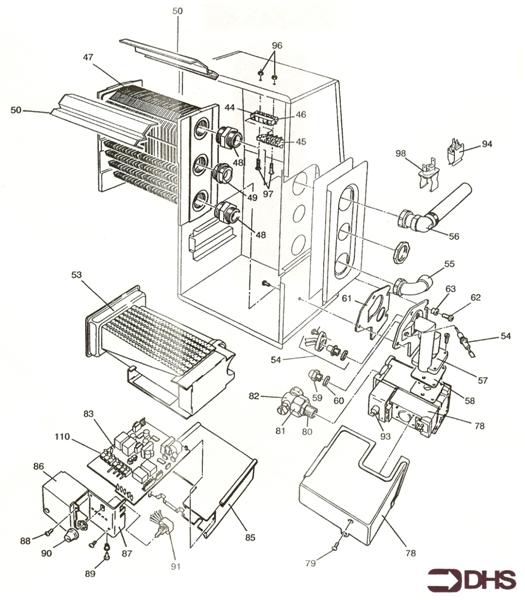 Exploded Diagram for CONTROLS