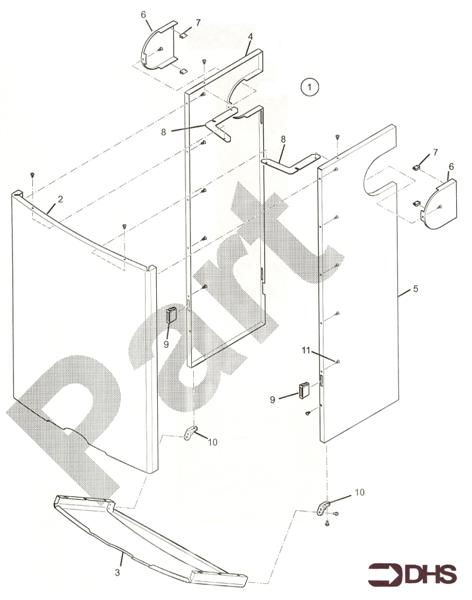 Exploded Diagram for OUTER CASE ASSY
