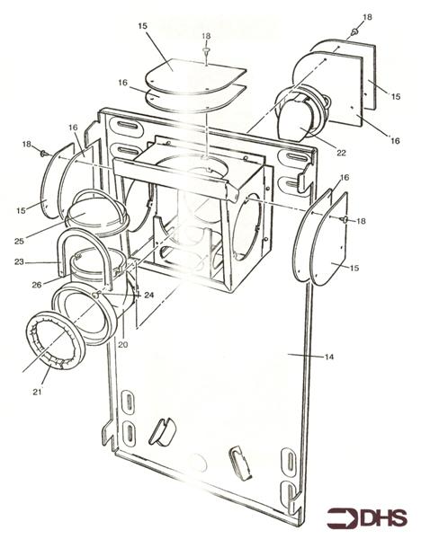 Exploded Diagram for BACKPLATE ASSY