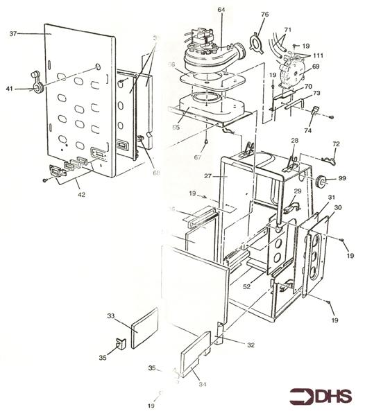 Exploded Diagram for BOX COMBUSTION