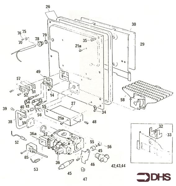 Exploded Diagram for CONTROLS
