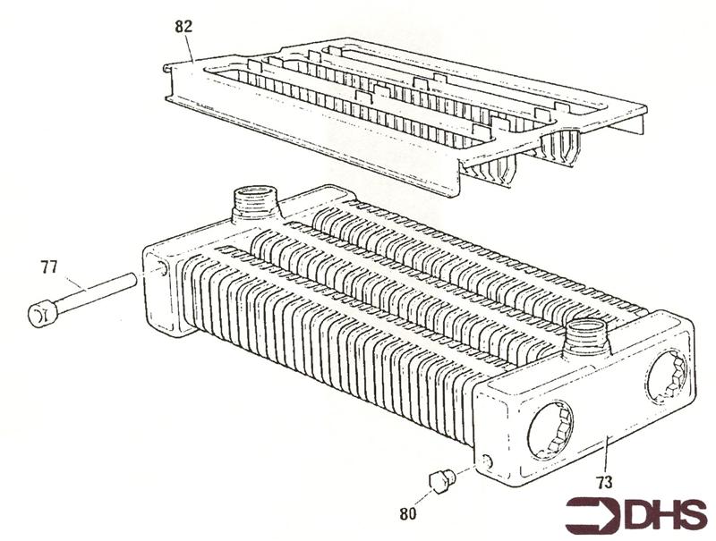 Exploded Diagram for HEAT EXCHANGER