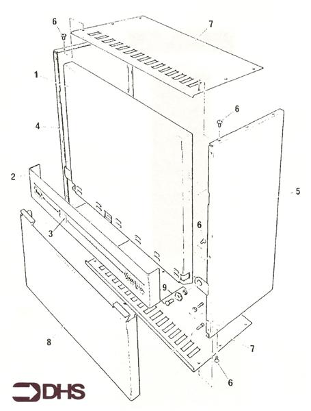 Exploded Diagram for OUTER CASE ASSY