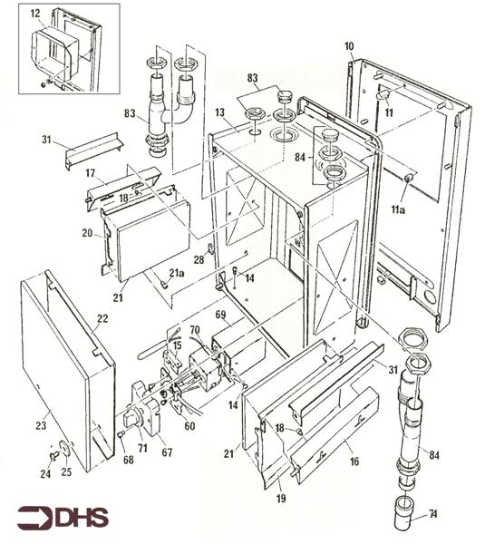 Exploded Diagram for INNER CASING