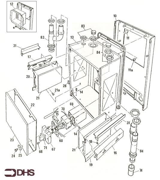 Exploded Diagram for INNER CASING