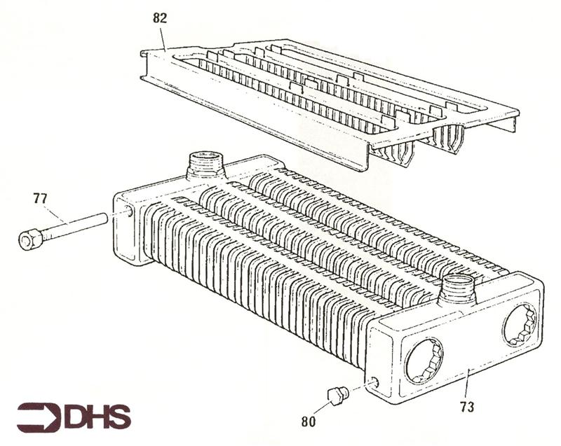 Exploded Diagram for HEAT EXCHANGER
