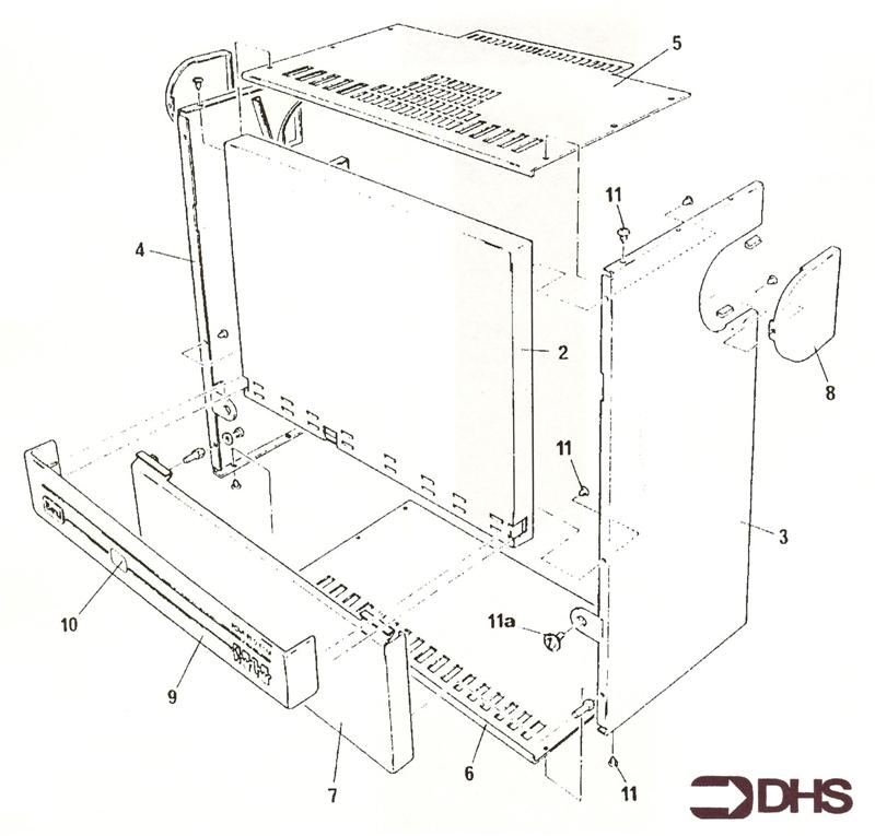 Exploded Diagram for OUTER CASING ASSY