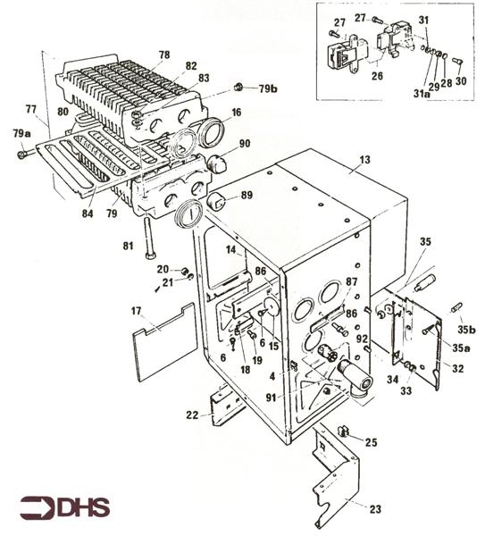 Exploded Diagram for BOILER/BOX COMBUSTION