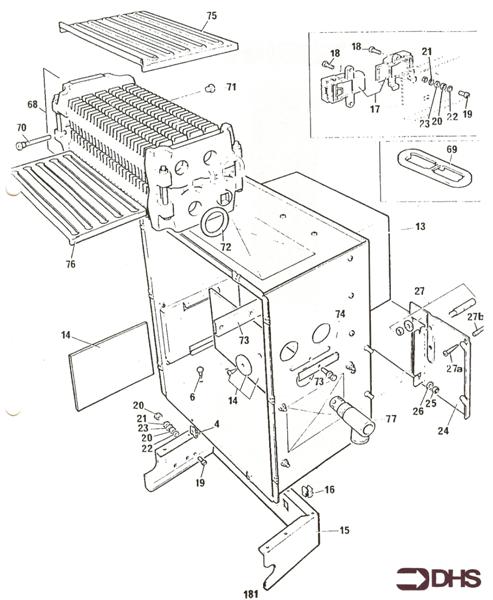 Exploded Diagram for BOILER/BOX COMBUSTION