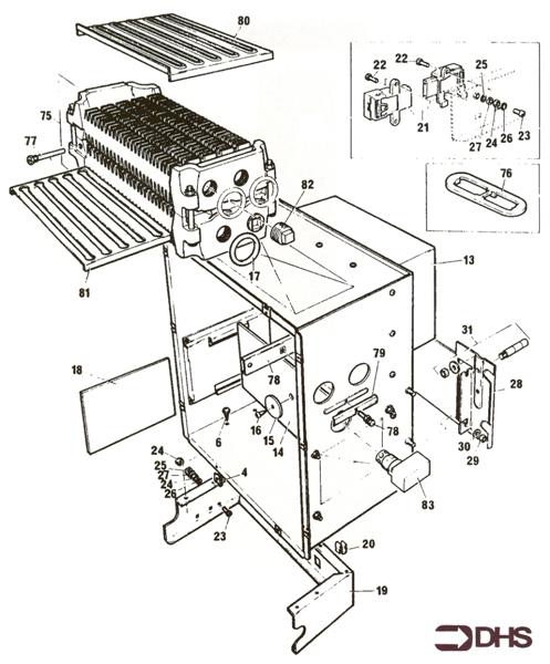 Exploded Diagram for BOILER/BOX COMBUSTION