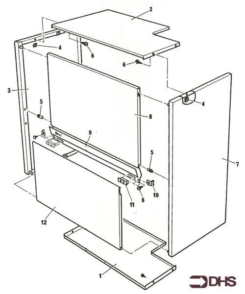Exploded Diagram for OUTER CASING ASSY