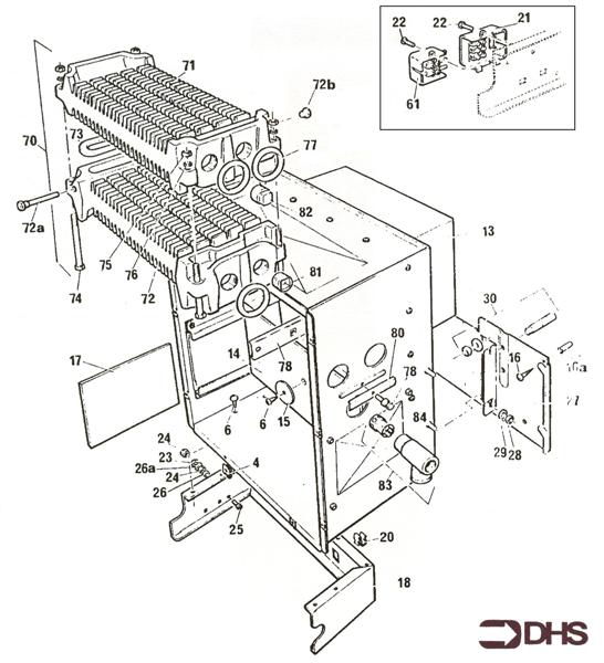 Exploded Diagram for BOILER/BOX COMBUSTION