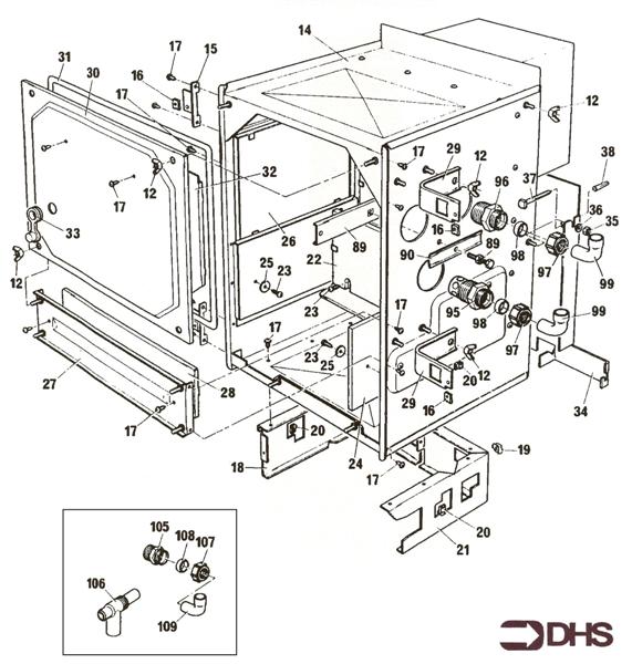 Exploded Diagram for BOX COMBUSTION